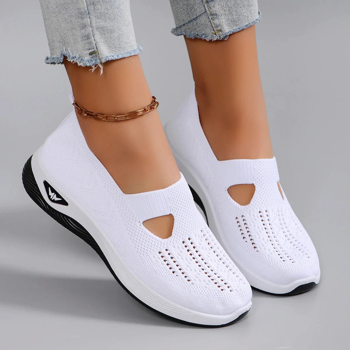 LuxeComfort Breathable slip-on shoes