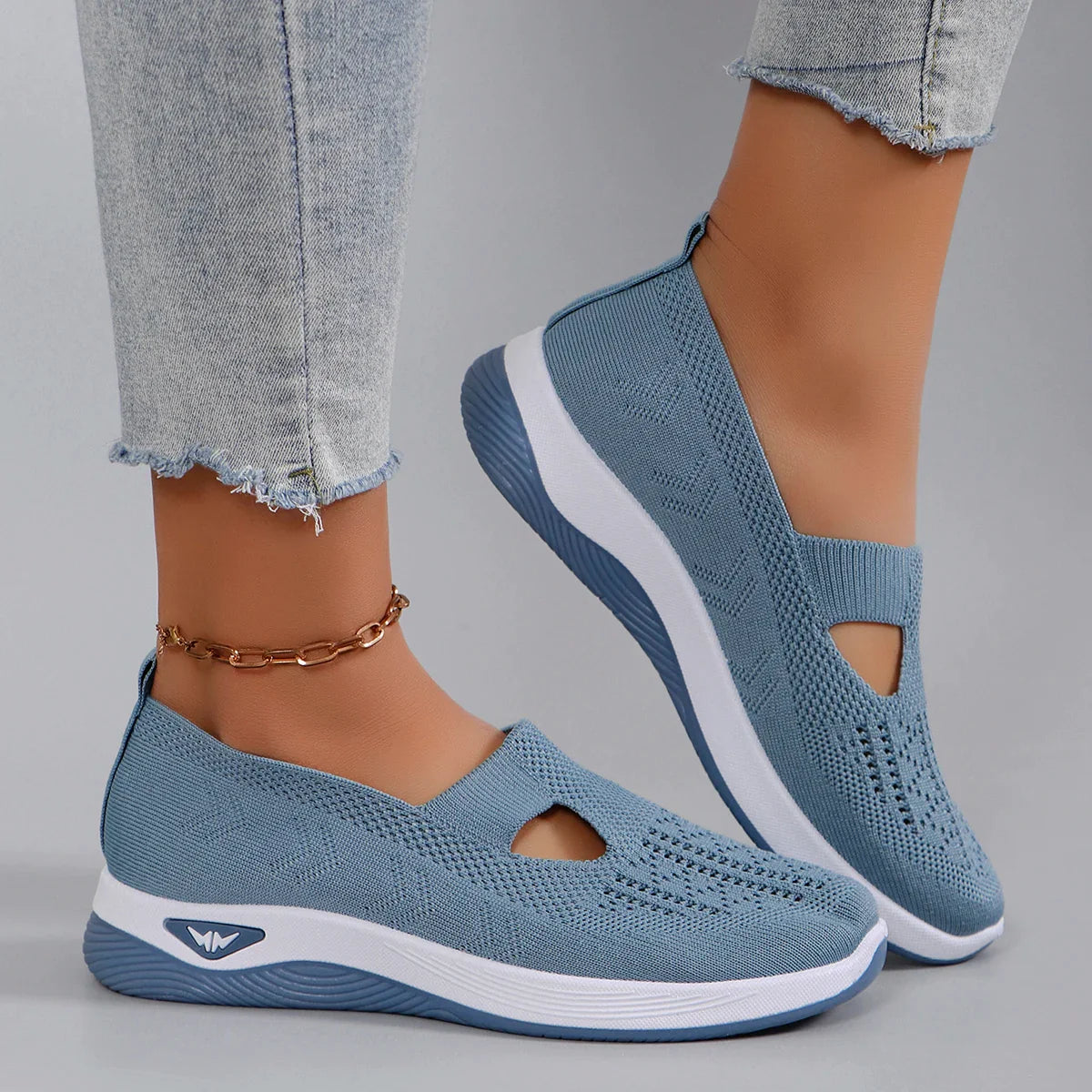 LuxeComfort Breathable slip-on shoes