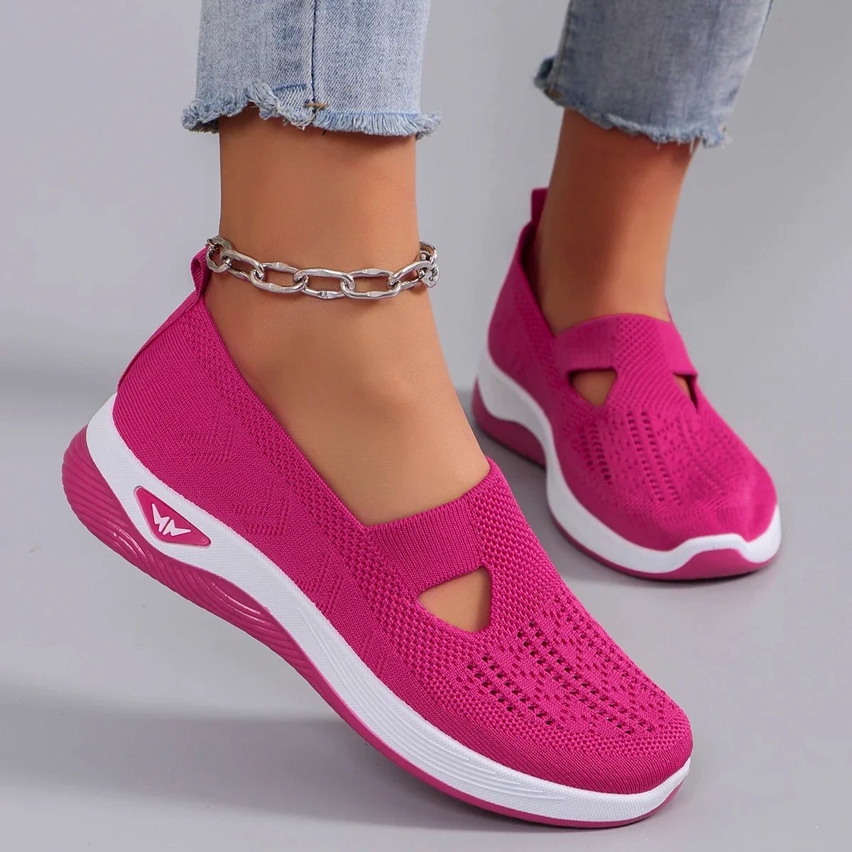 LuxeComfort Breathable slip-on shoes