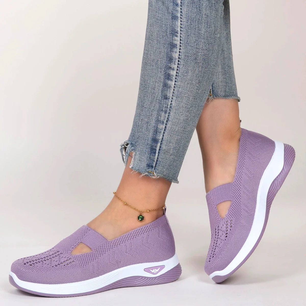 LuxeComfort Breathable slip-on shoes